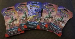 Pokemon Temporal Forces Factory Sealed Booster Packs 5 Packs - Image 2