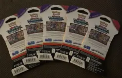 Pokemon Temporal Forces Factory Sealed Booster Packs 5 Packs - Image 3