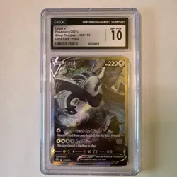 CGC 10 GEM MINT Lugia V 186/195 Alternative Alt Art Ultra Silver Tempest Pokemon - Image 1