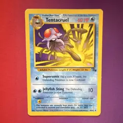 Pokemon TCG Tentacruel 44/62 Fossil 1999 Regular Uncommon Stage 1 HP60 English - Image 1