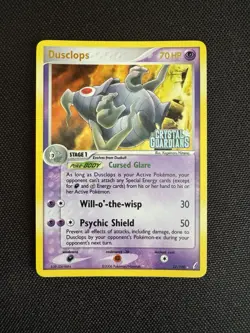 Pokemon Dusclops 17/100 70HP Reverse Holo Rare EX Crystal Guardians Stage 1 2006 - Image 1
