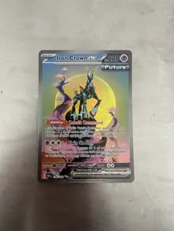 Pokemon TCG Iron Crown EX Scarlet & Violet Temporal Forces 206/162 - Image 1