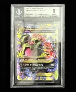 2015 Pokemon XY Ancient Origins M Tyranitar EX 43/98 - Image 1