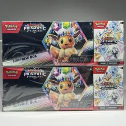 Sam’s Club Pokemon Prismatic Evolutions Surprise Box & Booster Bundle Lot of 2 - Image 1
