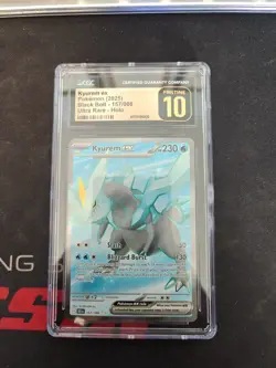 2025 Pokemon Black Bolt Kyurem ex PRISTINE Ultra Rare #157/086 CGC 10 - Image 1