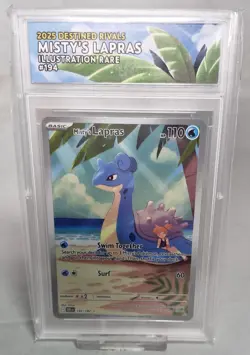 Pokemon TCG Mistys Lapras 194/182 Destined Rivals Illustration Rare - Image 1