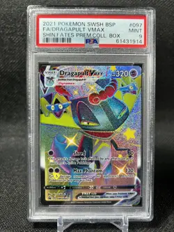 Pokemon TCG Dragapult VMAX SWSH097 Holo Promo PSA 9 - Image 1