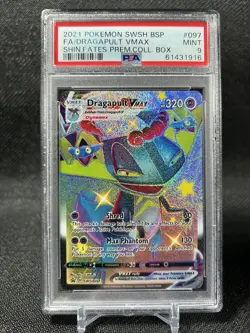 Pokemon TCG Dragapult VMAX SWSH097 Holo Promo PSA 9 - Image 3