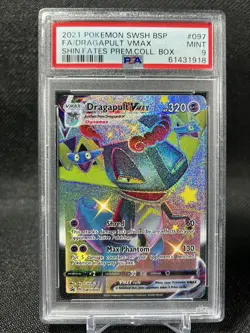 Pokemon TCG Dragapult VMAX SWSH097 Holo Promo PSA 9 - Image 5