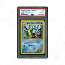 2000 POKEMON GYM CHALLENGE MISTY'S GYARADOS HOLO #13 PSA 8! - Image 3