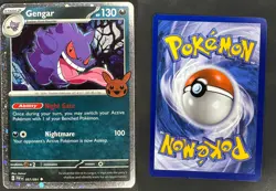 GENGAR 057/091 HOLOFOIL TRICK OR TRADE 2024 POKEMON COSMOS HOLO NM - Image 3