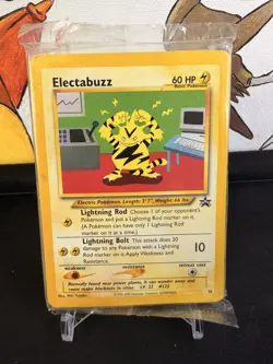 2002 Pokemon League English Black Star Promo Pack Electabuzz #46 FACTORY SEALED! - Image 1