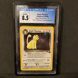 2000 Pokemon Game Promo Dark Persian #17 Nintendo Magazine 60 HP CGC 8.5 - Image 1