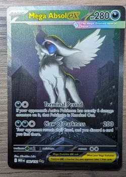 Pokemon TCG Mega Evolution Mega Absol EX SIR 180/132 NM Near Mint - Image 1