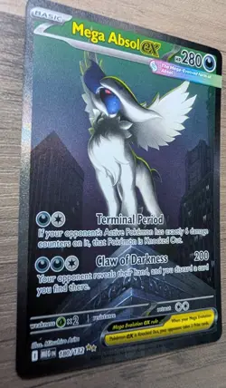 Pokemon TCG Mega Evolution Mega Absol EX SIR 180/132 NM Near Mint - Image 2