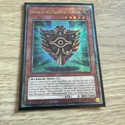 Yugioh Shield of the Millennium Dynasty INFO-EN003 Quarter Century Rare 1st Ed - Image 2
