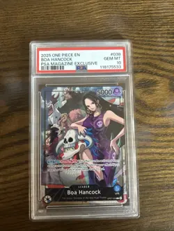 2025 One Piece EN Boa Hancock PSA Promo PSA 10 - Image 4