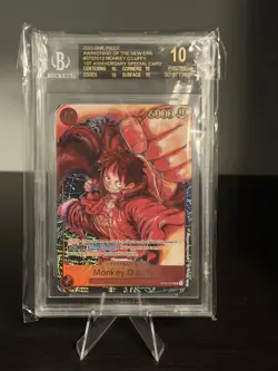 One Piece Monkey D. Luffy BGS 10 Black Label Rare Egg ODA - Image 1