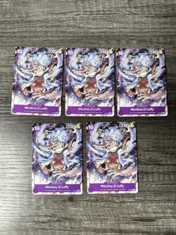 Monkey.D.Luffy P-041 One Piece Starter Deck 18: PURPLE Promo Near Mint NM Lot - Image 1