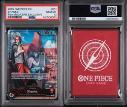 2025 One Piece EN Shanks PSA Promo PSA 10 - Image 3