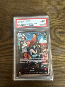 2025 One Piece EN Shanks PSA Promo PSA 10 - Image 4