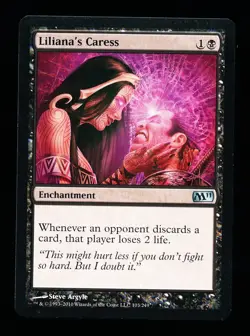* * 1x Liliana's Caress x1 * * M11 MTG NM Near Mint - Image 1