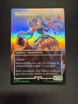 Beloved Princess - FOIL - NM - Miku Hatsune Secret Lair MtG - Image 1