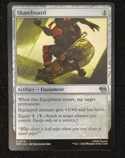 Skateboard Foil x1 - MTG TMNT Teenage Mutant Ninja Turtles - NM - Image 1