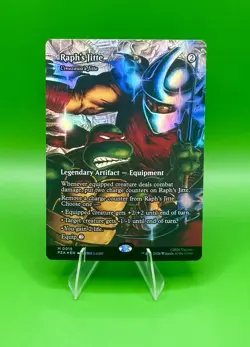 MTG: TMNT - Raph's Jitte - Umezawa's Jitte (Borderless) Foil M 0019 - Image 1
