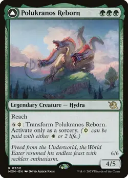 MOM POLUKRANOS REBORN 1x Rare Magic March of the Machine MTG NM - Image 1