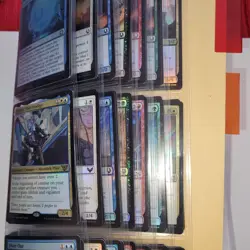 7 Pages of FOILS MTG Cards Collection in Binder. And 1,000+ Random Magic Cards - Image 4