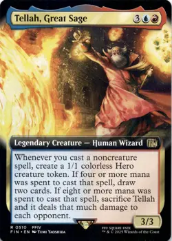 Tellah, Great Sage EXTENDED ART Final Fantasy Magic MTG NM - Image 1