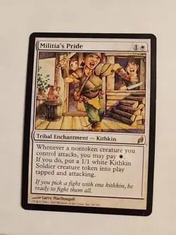 MTG Militia's Pride – Lorwyn Card # 30 - Image 1
