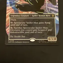 MTG: Spectacular Spider-Man (0238) - Textured Foil - Borderless - Image 2