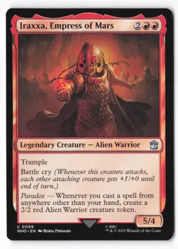 Iraxxa, Empress of Mars U MTG Universes Beyond: Doctor Who NM Magic - Image 1