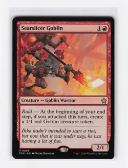 Searslicer Goblin R Foundations 93 NM - Image 1