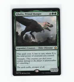 Ghalta, Primal Hunger R Foundations 222 NM MTG Magic - Image 1