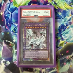 Dragon Master Magia Quarter Century Secret Rare BLTR-EN118 PSA 10 - Image 1