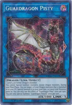 Yugioh! LP Guardragon Pisty -MP20-EN022 - Prismatic Secret Rare - 1st Edition Li - Image 1