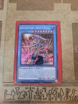 YUGIOH BLACK LUSTER SOLDIER LEGENDARY SWORDSMAN MP24-EN129 PRISMATIC SECRET 1ST - Image 1