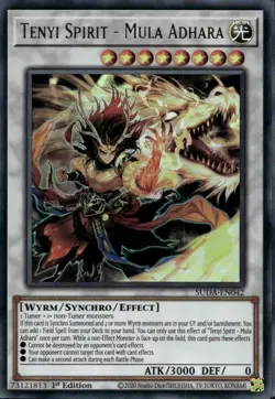Tenyi Spirit - Mula Adhara 1st Ed Ultra Rare SUDA-EN042 Yu-Gi-Oh! - Image 1
