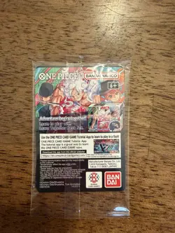 Bandai One Piece CCG Monkey.D.Luffy US Voyage Promo Holo Character Card P-055 - Image 2