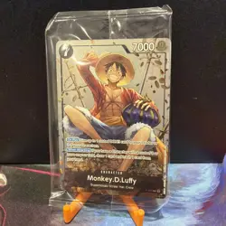 P-075 Monkey.D.Luffy Promo Card TS-02 Tin Set 02 ENGLISH SEALED - Image 1