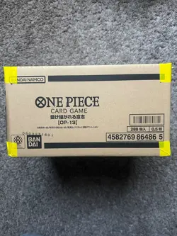 One Piece Japanese OP-13 Carrying On His Will Booster Box Case Sealed - Image 1
