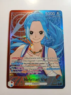 One Piece TCG - Nefeltari Vivi EB03-001 (Alt Art Leader) - Heroines Ed - English - Image 1