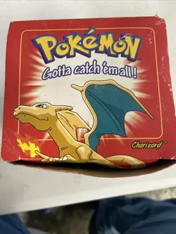Pokemon CHARIZARD 23k Gold Plated Trading Card & Pokeball Burger King ROUGH BOX - Image 1