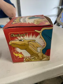 Pokemon CHARIZARD 23k Gold Plated Trading Card & Pokeball Burger King ROUGH BOX - Image 2