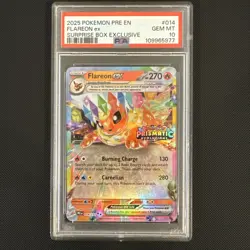 Flareon EX Surprise Box Promo Prismatic Stamped Card 014/131 - PSA 10 - Image 1