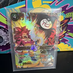 Bandai Dragon Ball Super Card Game SS4 Son Goku VS King Gomah BT28-144 Foil CR - Image 1