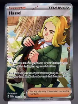 Hassel 205/167 - Full Art Holo - Twilight Masquerade Pokemon Card Light Play - Image 1